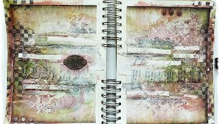Tutorial Mixed Media Journal Page 'Lucky' for Finnabair Creative Team