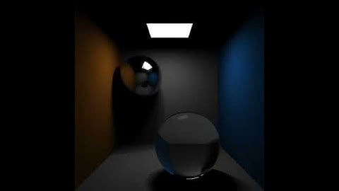 scene 1 simplest raytracer