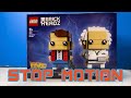 LEGO Back to the Future 41611 Brick Headz Marty Mcfly & Doc Brown Stop Motion Build バックトゥザフューチャー