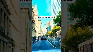 Melbourne Australia 2025, Elizabeth Street #drivingtour #beautifulcity #cityview
