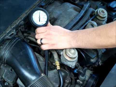 Fuel pressure check Mercedes W210 E55 AMG - YouTube 1998 saturn fuel filter location 