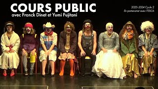 LES COURS PUBLICS | 10 février 2024 avec Franck Dinet & Yumi Fujitani - En partenariat avec l'ESCA