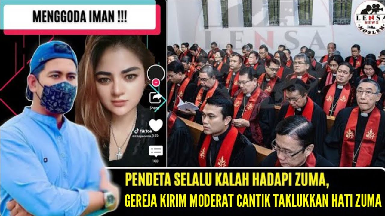 MENGGODA IMAN‼️Pendeta Selalu Kalah Hadapi ZUMA, GEREJA Kirim Wanita ajak ZUMA Murtad