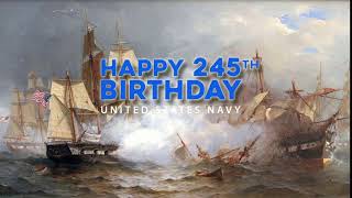 U.S. Navy 245th Birthday