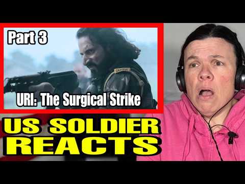 URI: THE SURGICAL STRIKE 3/8 Movie Reaction! Vicky Kaushal (US Soldier Reacts)