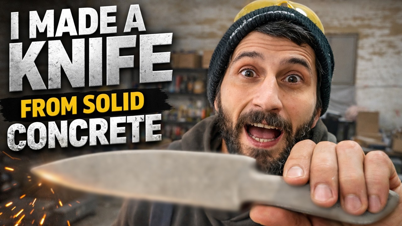 This Shouldn’t Work…Making a Knife out of Concrete should NOT work!