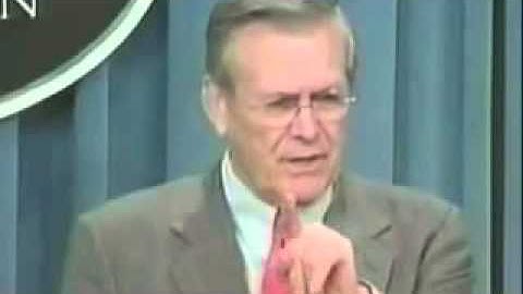 Donald Rumsfeld Unknown Unknowns !   YouTube