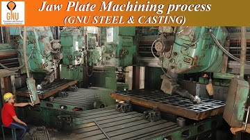 How  #jawplates  Are Machined | Inside GNU Steel Casting’s High-Tech Workshop !