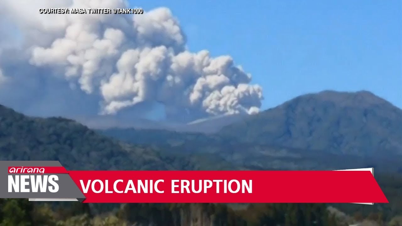 Volcano on Japan's Kyushu Island continues to erupt