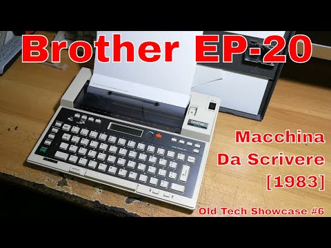 Brother EP-20: Incredibile Macchina da Scrivere del 1983