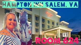 Room Tour Salem VA Hampton Inn Room 624