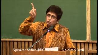 Dr. Kiran Bedi at IIMA PGPX Speaker Series screenshot 5