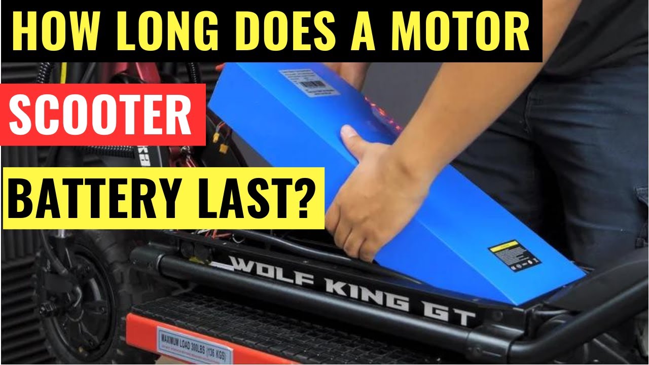 Как долго служит аккумулятор мотороллера?