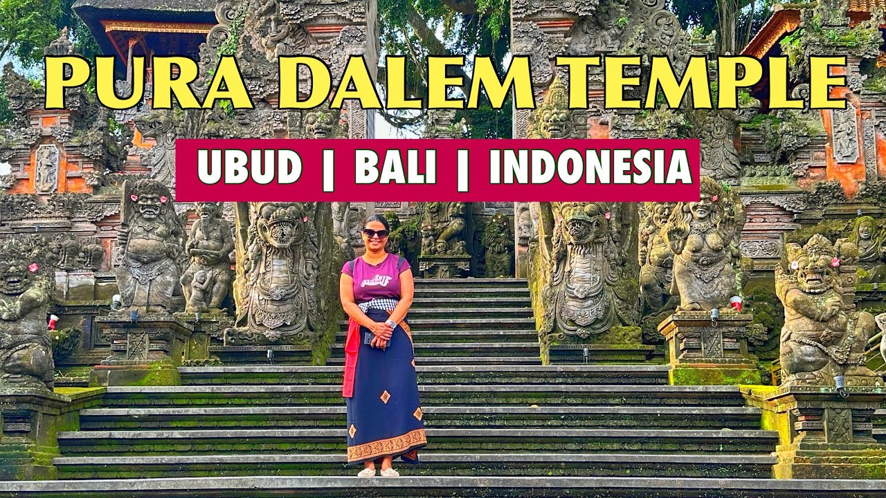 Exploring Pura Dalem Temple - Ubud, Bali, Indonesia !