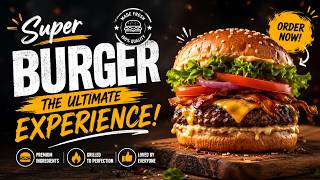 How To Design Burger Poster in Adobe Photoshop Step By Step 2026 I #BurgerPosterDesign#Photoshop.