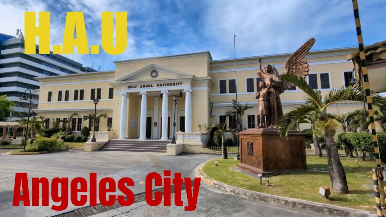 Holy Angel University area, Angeles City. Philippines - YouTube