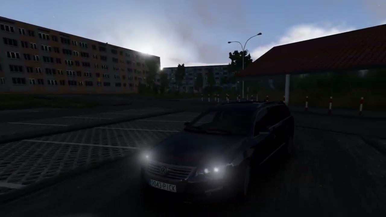 POV driving B6.5 Passat (2.0 TDi) In Poland