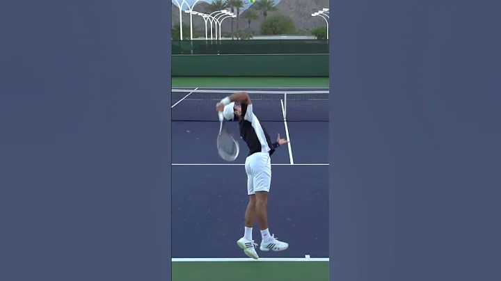 The Djoker's Serve (slow motion)
