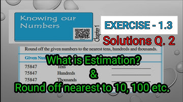 How to round off? Ncert Ex-1.3 : Q. 2 - Knowing Our Numbers | Class 6 Maths @vedantu young wonders
