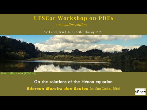 UFSCar Workshop on PDEs - 2022 online edition