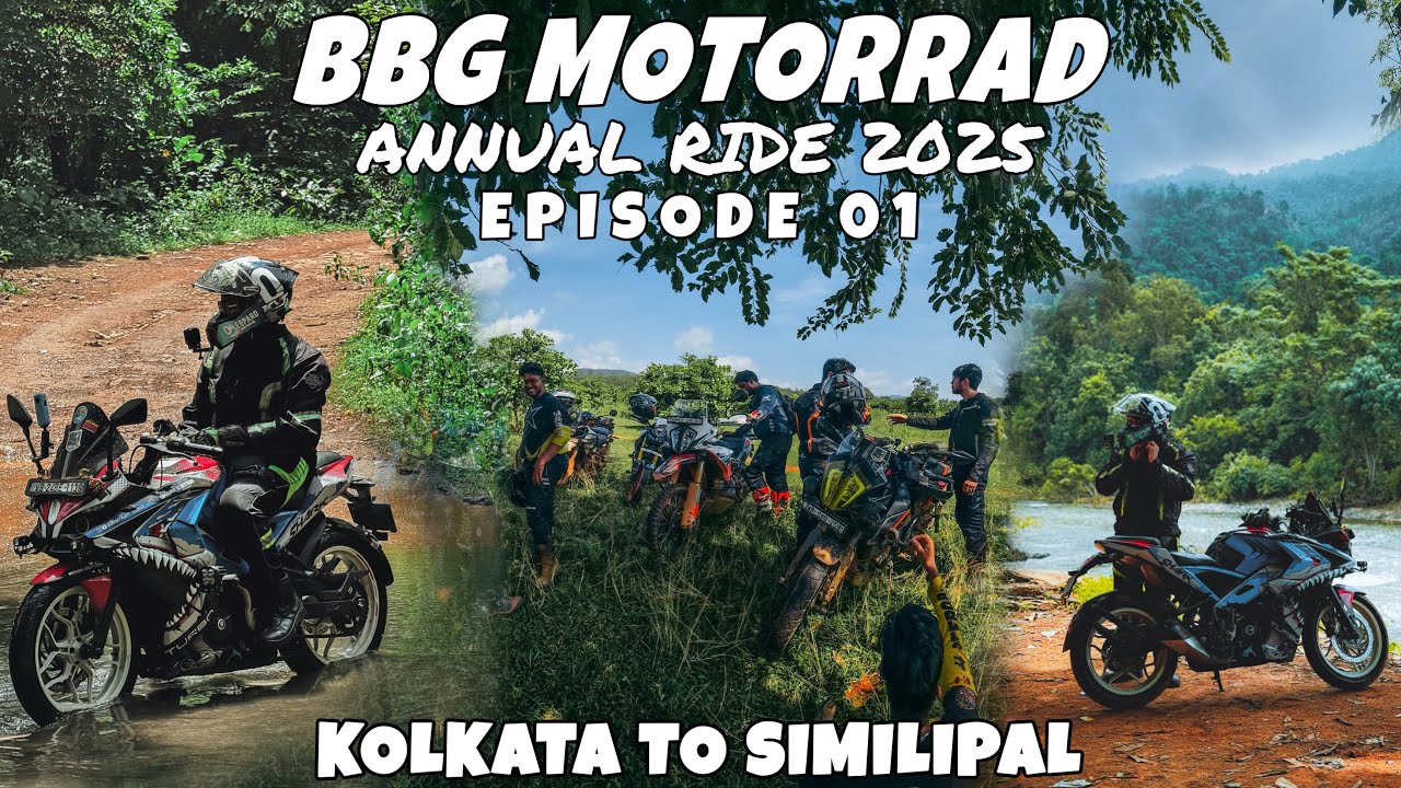KOLKATA TO ODISSA SIMILIPAL | ADVENTURE GROUP BIKE RIDE | TRAVEL VLOG | BENGALI VLOG