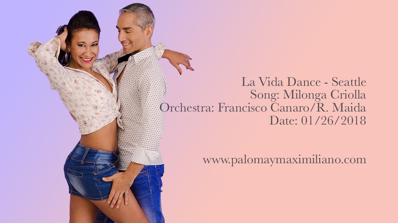 Paloma y Maximiliano - Milonga Criolla - 01/26/2018