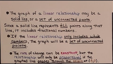 8th Grade Math 4.1b, Examining Linear Relationships