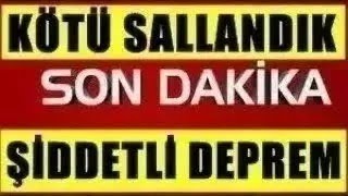 Sondakika O İlimizden Şi̇ddetli̇ Korkutan Deprem