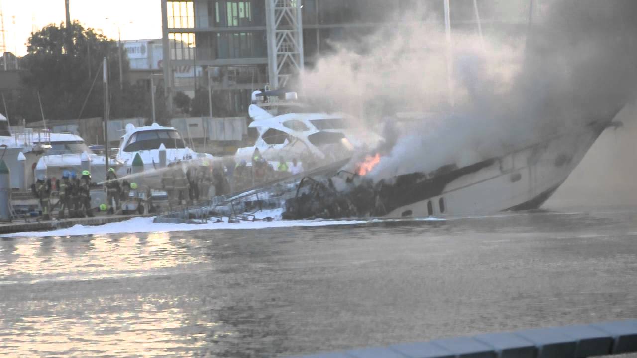 Melbourne Boat Fire YouTube