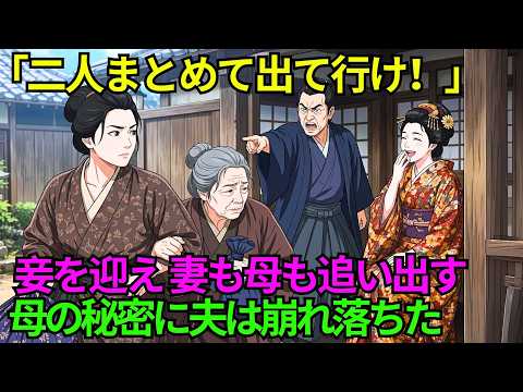 妾を迎えた夫に追い出された嫁、虐げられていた姑を連れて家を出た…その母が数十年隠し続けた秘密に、夫は崩れ落ちた｜昔話｜民話｜伝説｜江戸時代 | 日本昔ばなし
