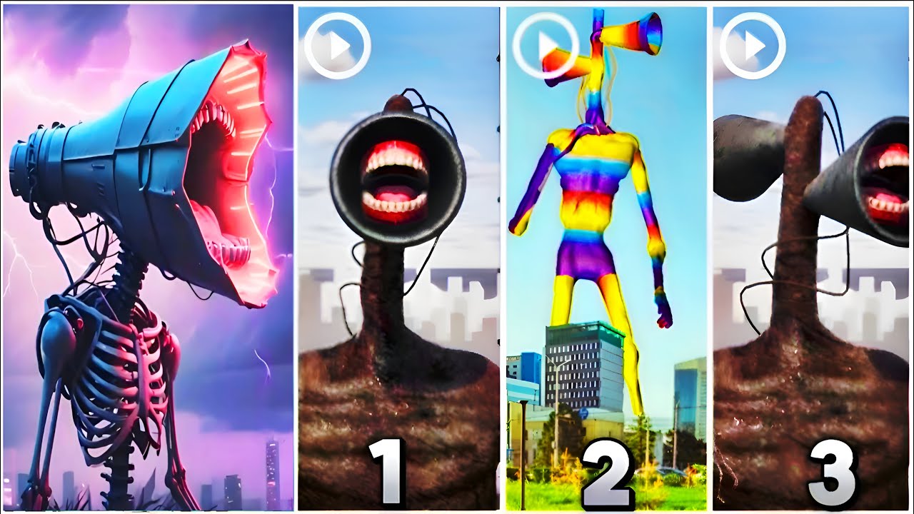 🔥 Siren Head vs House Head 🎵 MegaMix MegaBattle