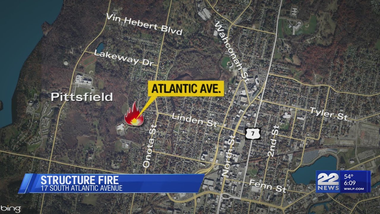 Six without a home after fire on South Atlantic Ave in Pittsfield - YouTube