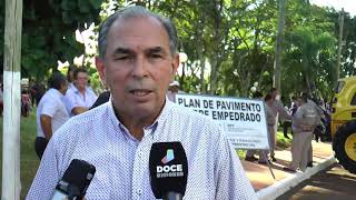 Vialidad provincial ejecuta las obras: construyen nueva rotonda de acceso a Gobernador López