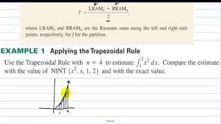 AP Calculus Section 6.5 Trapezoidal Rule