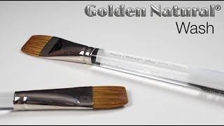 2008S Golden Natural® Square Wash - By Silver Brush Limited