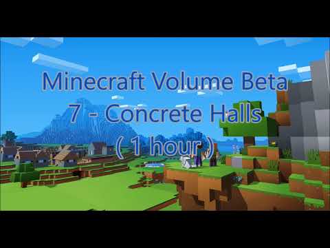 C418 - Concrete Halls ( Minecraft Volume Beta 7 ) ( Nether 1 ) ( 1 hour ...