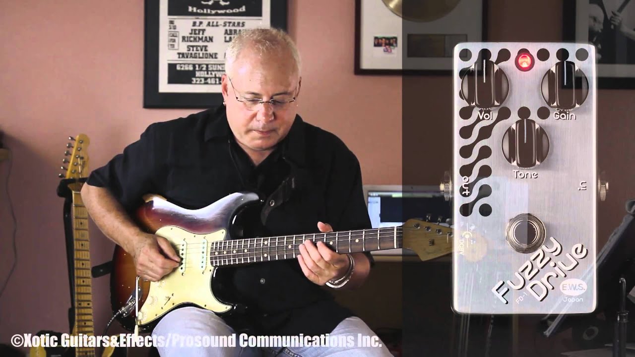 Jeff Richman with EWS Fuzzy Drive, Xotic RC & EP Booster - YouTube