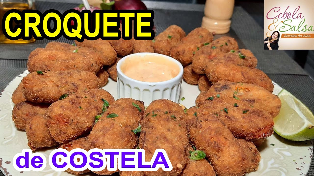 O MELHOR CROQUETE DE COSTELA QUE JÁ VIU | Cebola e Salsa