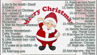 Christmas Songs: David Archuleta Josh Groban Chicago Vanessa Williams Sarah McLachlan Mariah Carey