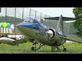 FLIGHT DEMO 2x STARFIGHTER F-104 RC TURBINE BIG MODEL JETS