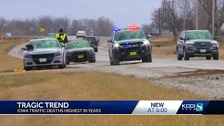 Iowa traffic deaths: Deadly crashes on Iowa roads at a seven-year high
