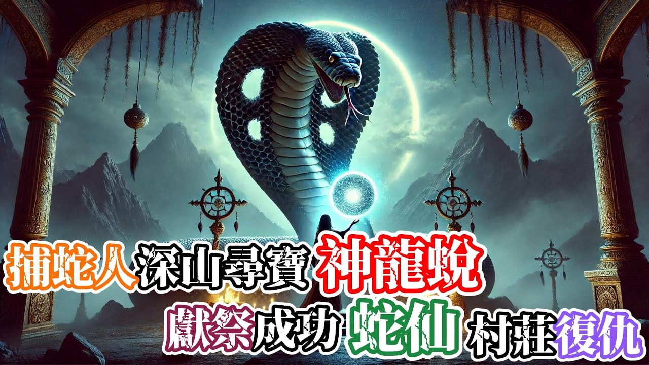 【東北民俗靈異】傳說中大蛇修煉化成『虺』，身上會產生神藥『神龍蛻』…捕蛇族人收到蛇仙指引，到伏龍山中取寶，卻也因此揭開了一個重大的秘密…他要借用蛇仙的力量向村子報復… |神秘傳說|靈異故事|懸疑驚悚