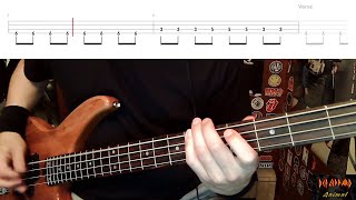 Animal by Def Leppard - Bass Cover with Tabs Play-Along