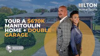 Tour a $670K Home in Little Current With a Double Garage
