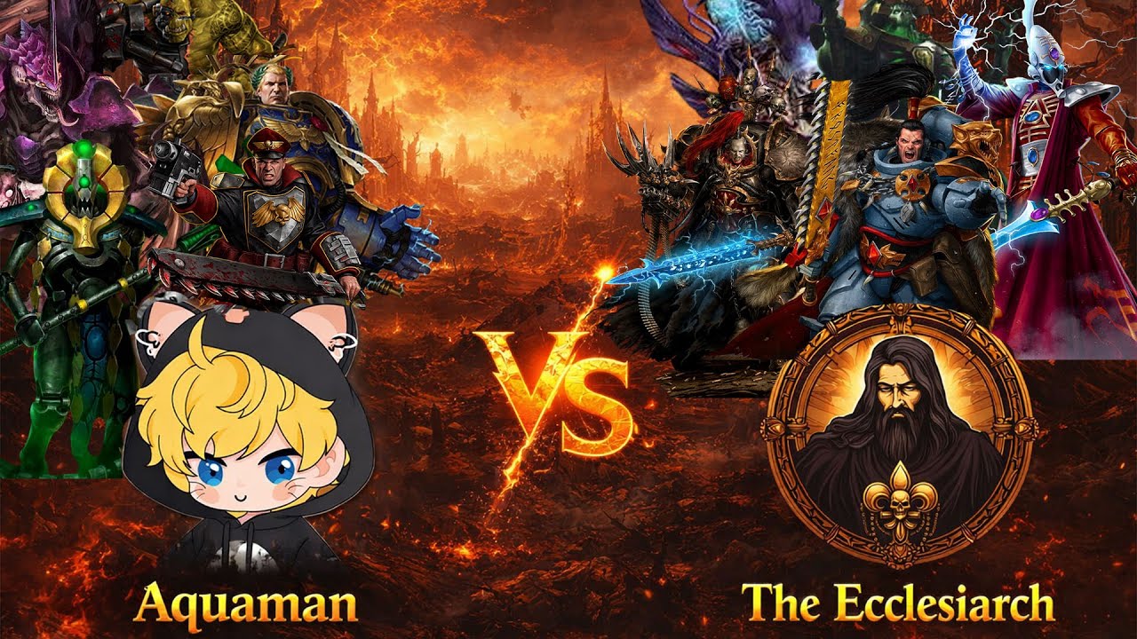 Creator Showdown: Aqua Vs The Ecclesiarch || WARHAMMER 40,000: Warpforge