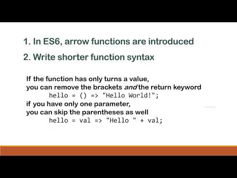 Arrow function - JavaScript interview