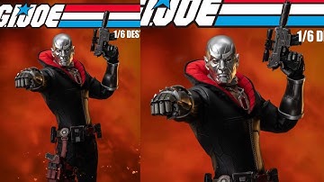 New gijoe Destro 12 inch action figure revealed by threezero