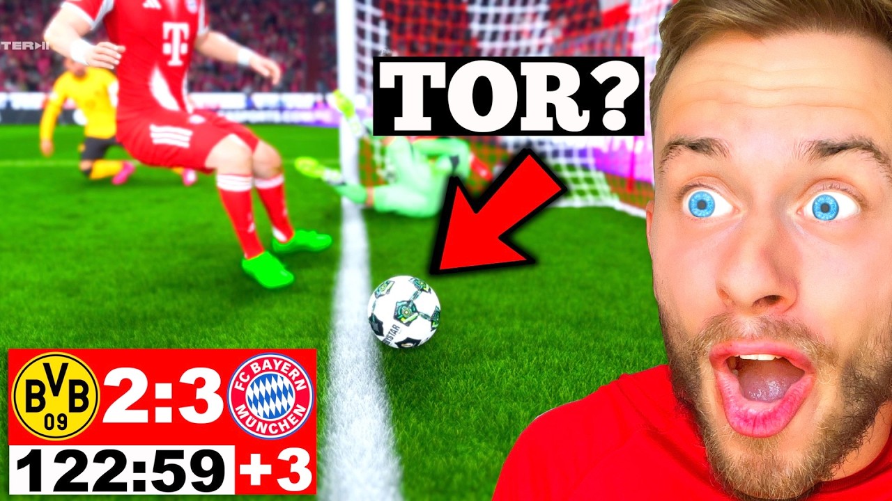 Wir haben den WILDESTEN Klassiker ALLER ZEITEN gespielt… ⚽️🚨 (vs Dortmund) | FC Bayern Karriere #12