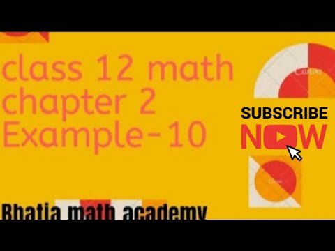 class 12 math, chapter 2,example 10 II inverse trigonometry function example 10