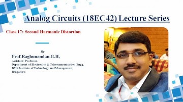 Analog Circuits Class 17 By Prof Raghunandan G H